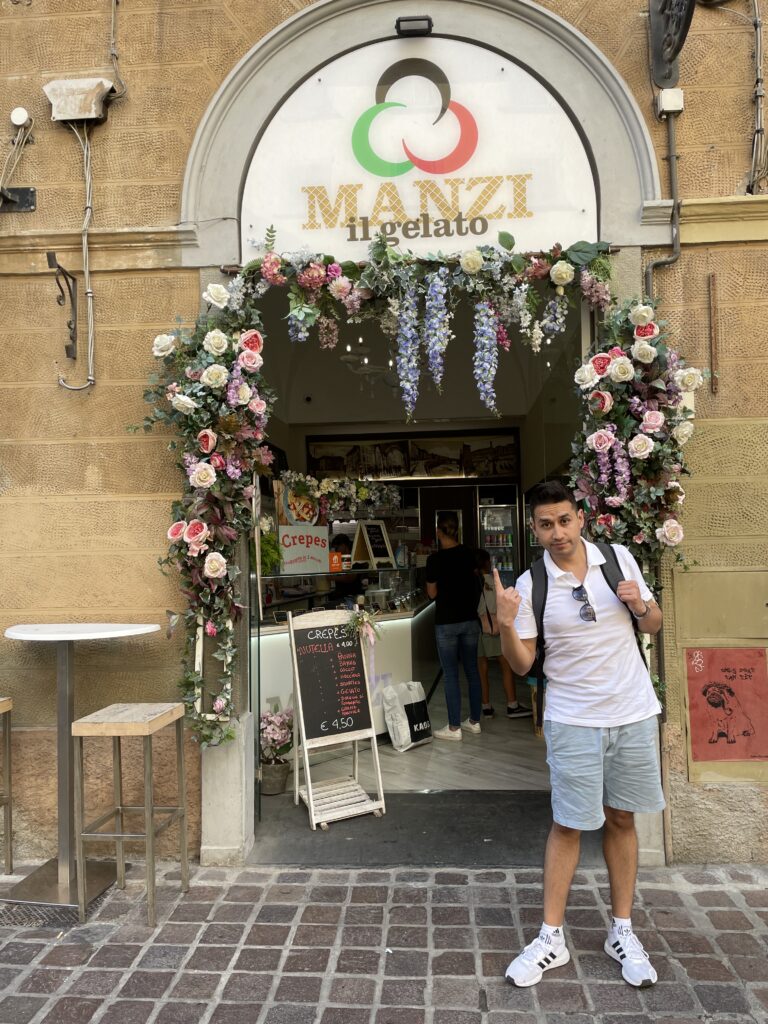 Manzi il gelato en Pisa